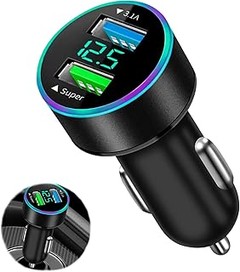 Cargadores USB para camión con voltímetro