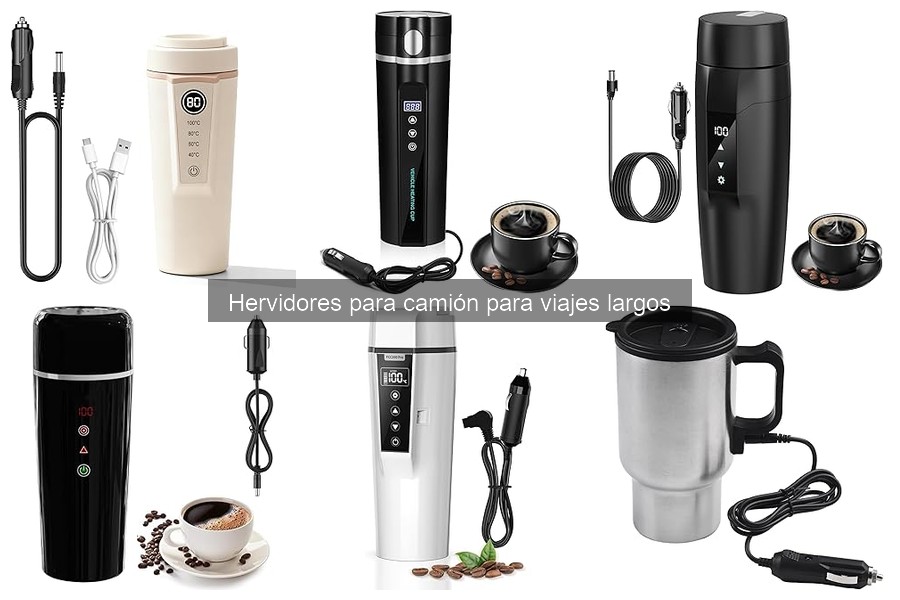 Accesorios útiles para hervidores de camión en viajes largos