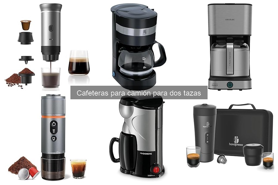 Alternativas a cafeteras de dos tazas para camiones