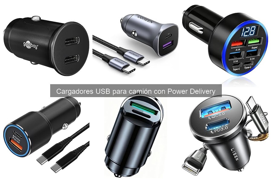 Alternativas a Cargadores USB con Power Delivery para Camiones