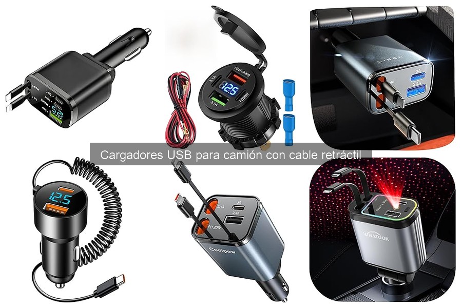 Alternativas a Cargadores USB Retráctiles para Camiones