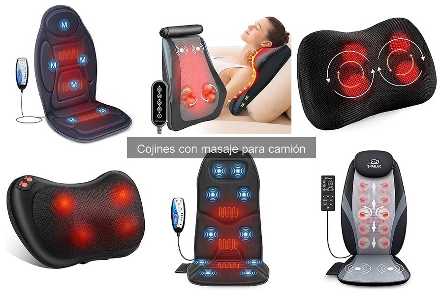 Alternativas a cojines con masaje para conducción cómoda