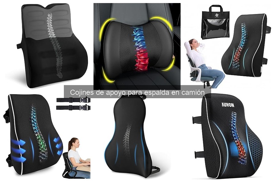 Alternativas a cojines de apoyo para la espalda en camiones