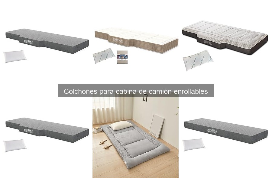 Alternativas a colchones enrollables para cabina de camión