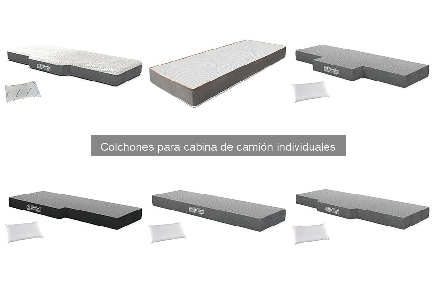 Alternativas a colchones para cabina de camión individuales