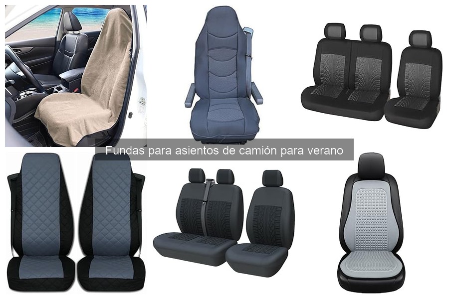 Alternativas a fundas de asiento para camiones en verano