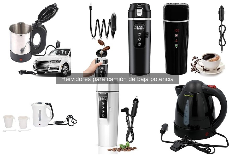 Alternativas a hervidores de baja potencia para viajeros en camión