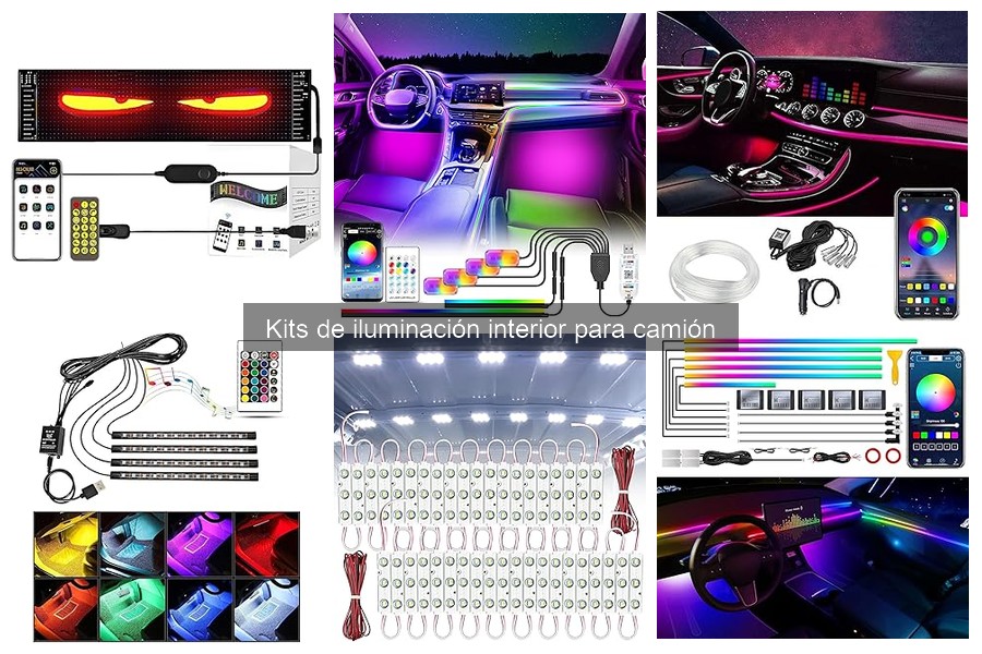 Alternativas a kits de iluminación interior para camión