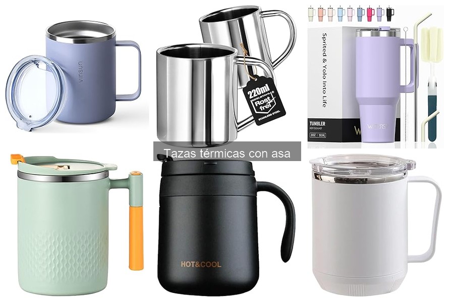 Alternativas a las tazas térmicas con asa: 5 opciones ideales