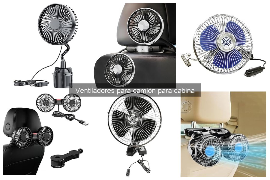 Alternativas a los ventiladores para cabina de camión
