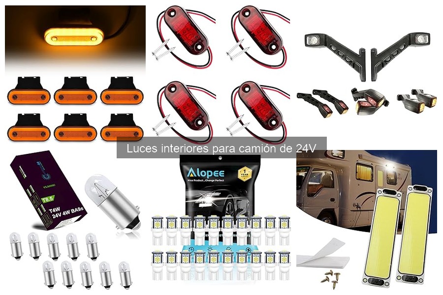 Alternativas a luces interiores de 24V para camiones