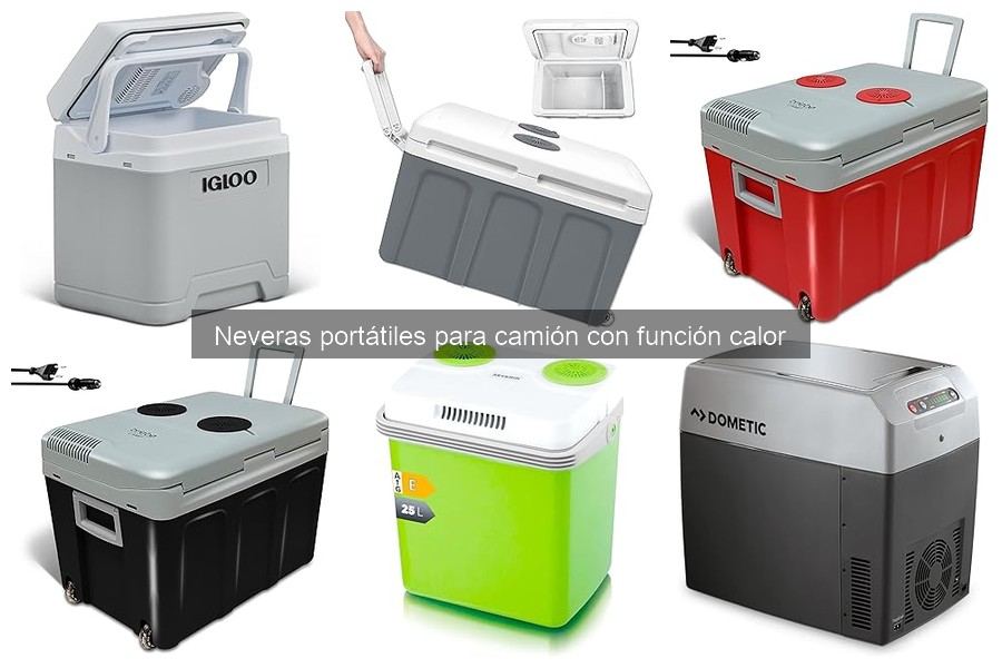 Alternativas a neveras portátiles con función calor para camión