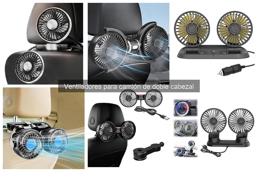 Alternativas a ventiladores de doble cabezal para camión