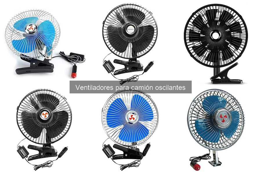 Alternativas a ventiladores oscilantes para camiones