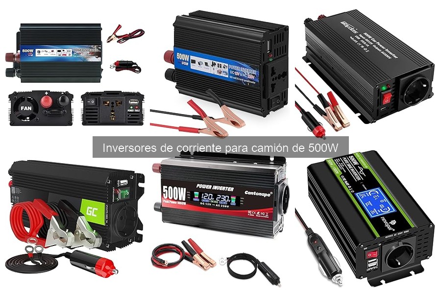 Alternativas al inversor de corriente de 500W para camiones