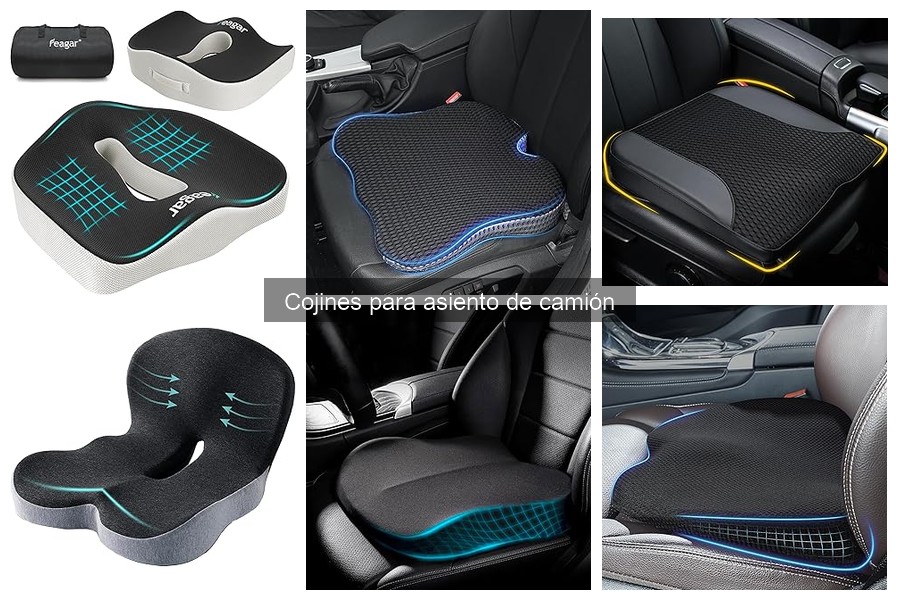 Alternativas cómodas a cojines para asiento de camión