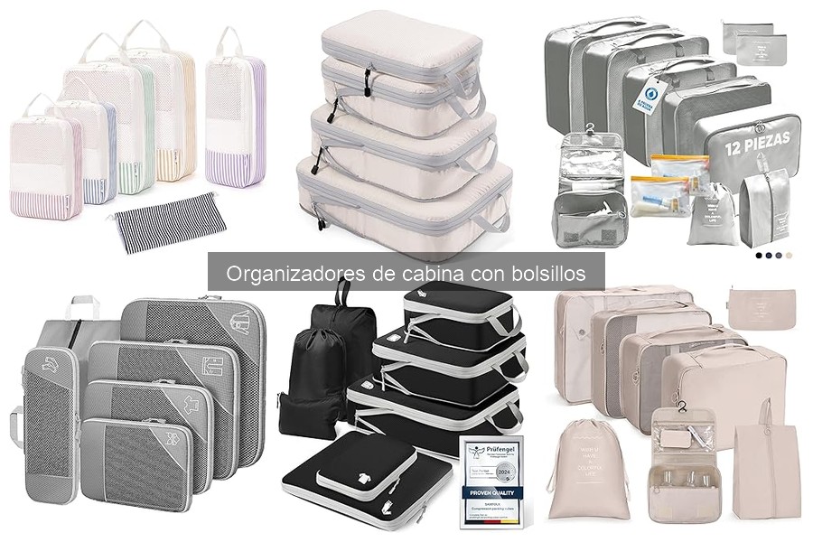 Alternativas creativas a organizadores de cabina con bolsillos