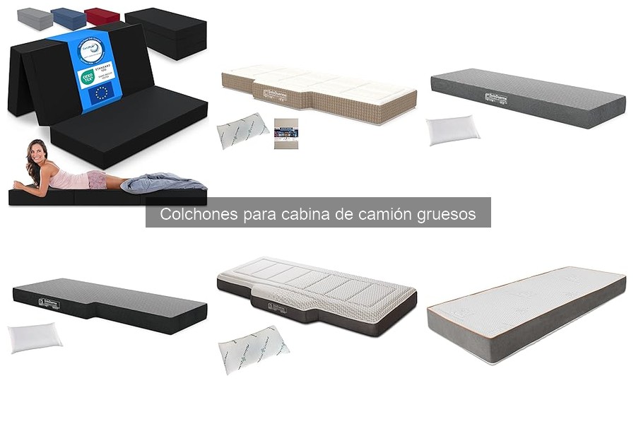 Beneficios de un colchón grueso para conductores de camión