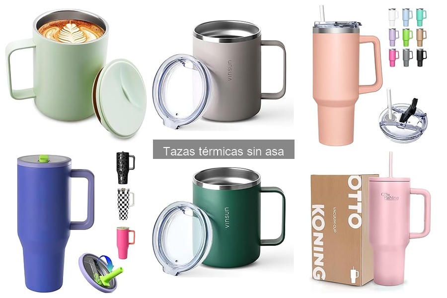 Capacidades de Tazas Térmicas Sin Asa: Guía Completa