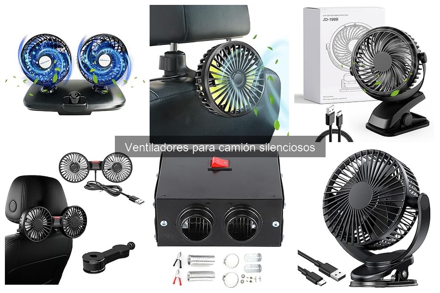Características clave de un ventilador silencioso para camión