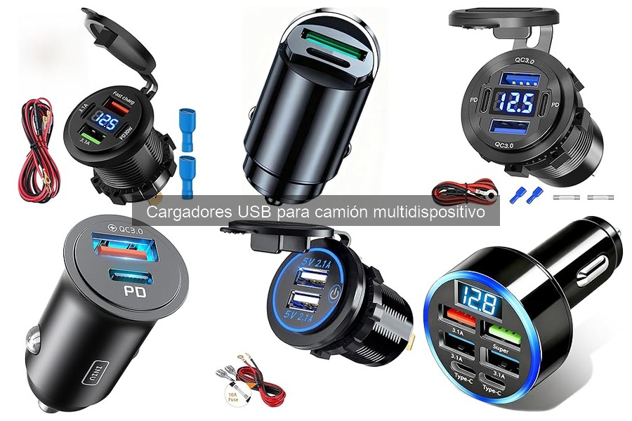 Cargadores USB Multidispositivo para Camión: ¿Qué Son y Cómo Funcionan?