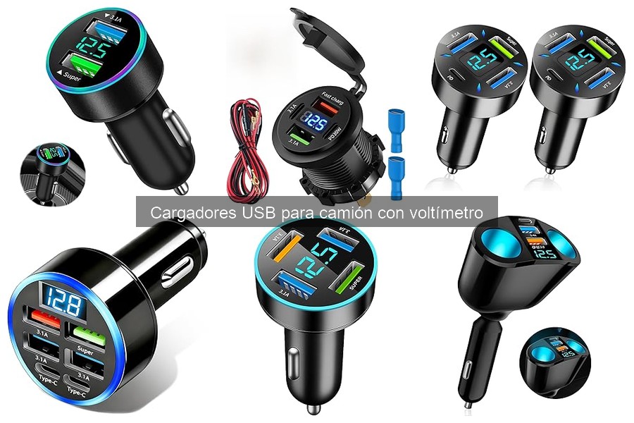 Cargadores USB para Camión con Voltímetro: ¿Qué Son y Cómo Funcionan?