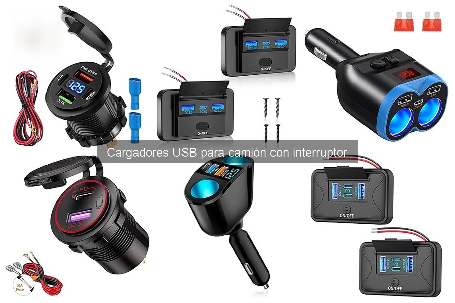 Cargadores USB para camión: Mejores precios y dónde comprarlos