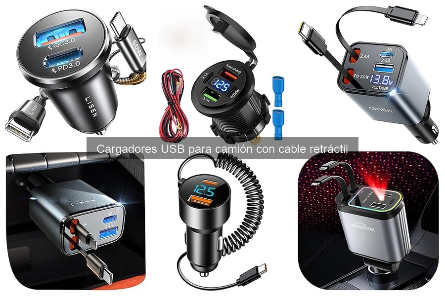 Cargadores USB para camión: ¿por qué elegir el retráctil?