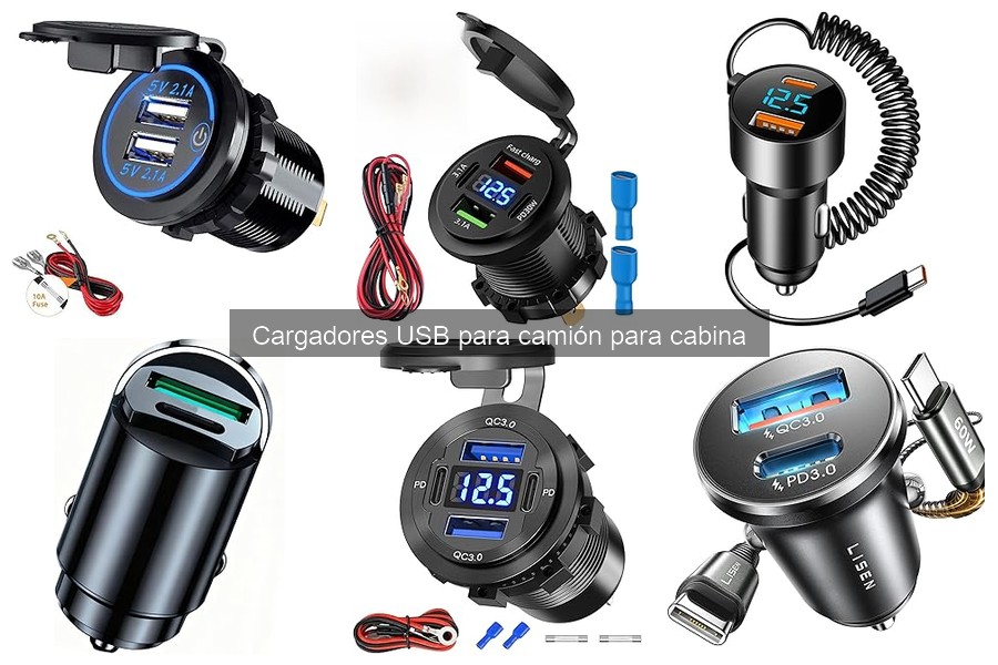Cargadores USB para camiones: características clave esenciales