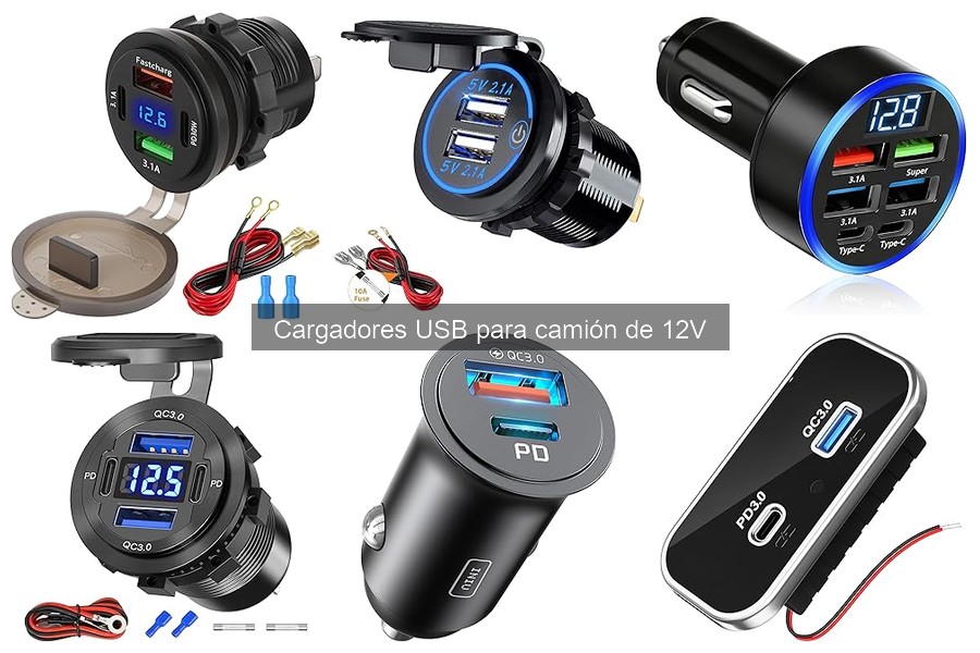 Cargadores USB para camiones de 12V: estándares de seguridad