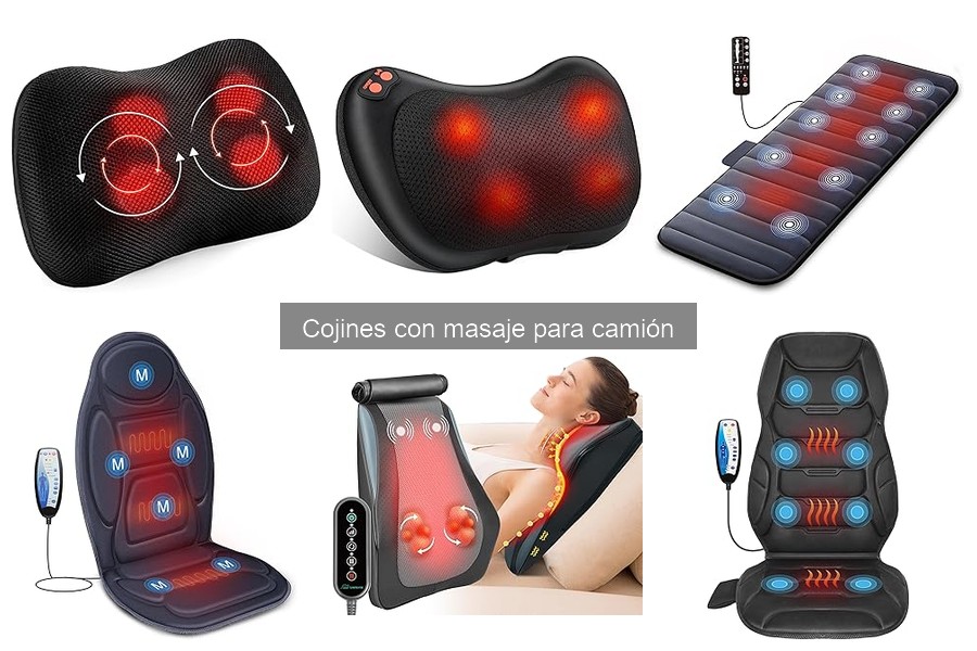 Cojín con masaje para camión: ¿Qué es y cómo elegir el mejor?