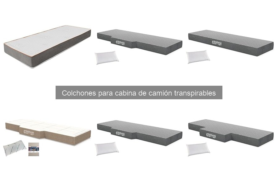 Colchones ideales para la cabina de un camión