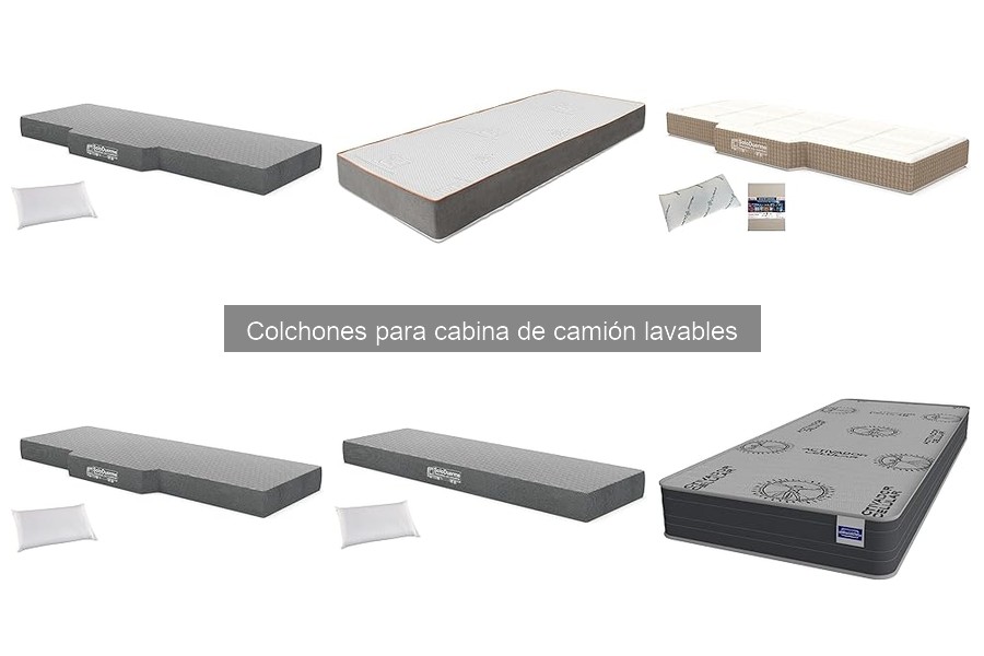 Colchones lavables para cabina de camión: ¿Qué son y ventajas?