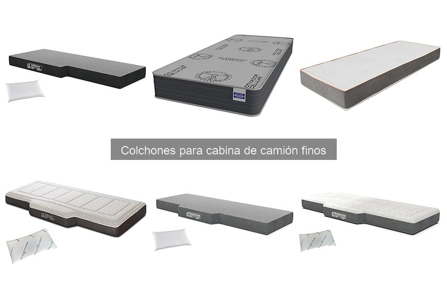 Cómo elegir el grosor del colchón para cabina de camión