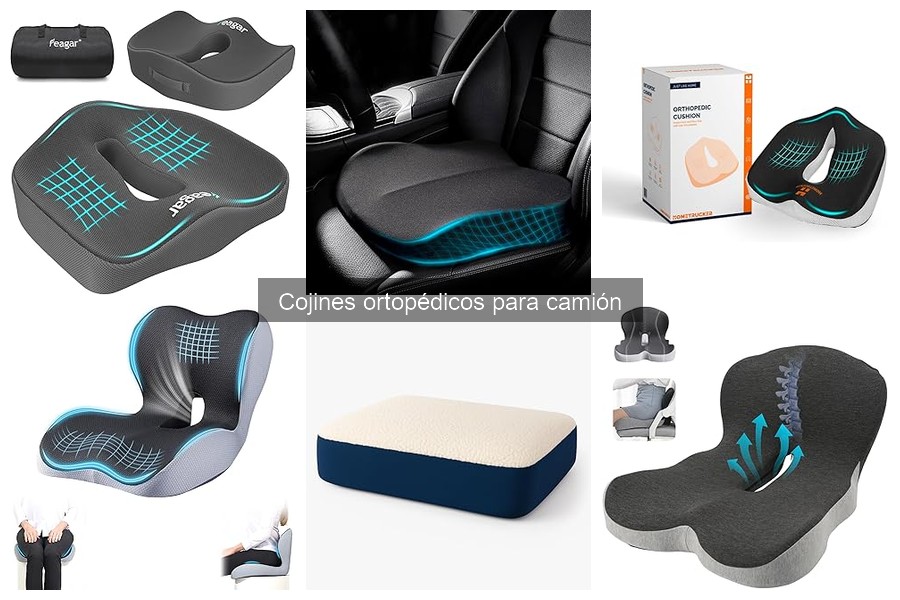 Cómo elegir el mejor cojín ortopédico para camión
