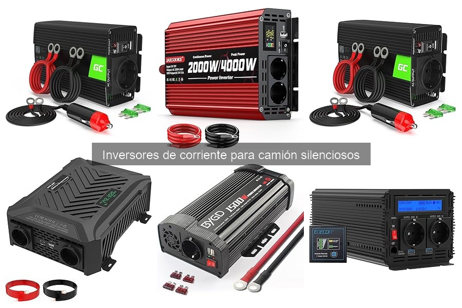 Cómo elegir el mejor inversor de corriente silencioso para camión
