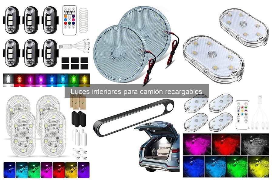 Cómo instalar luces interiores recargables en tu camión