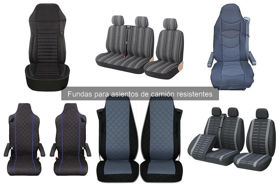 ¿Cómo saber si una funda para asiento de camión es resistente?
