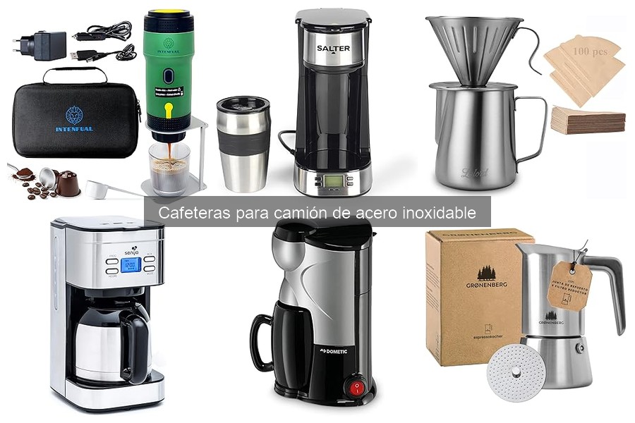 Cómo Usar Cafeteras de Acero Inoxidable en Tu Camión