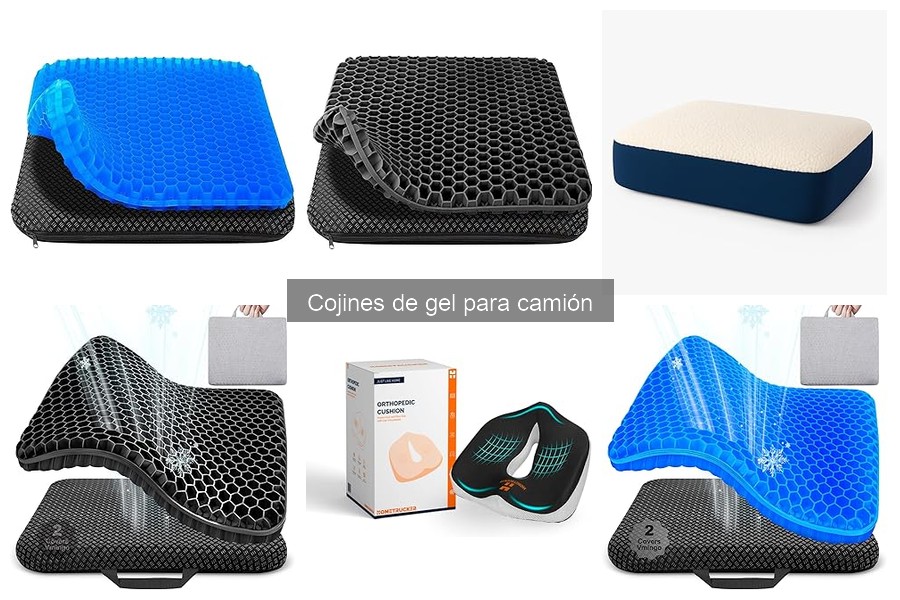 Comparativa: Cojines de gel vs. otros cojines para camiones