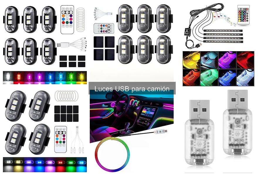 Comparativa de luces USB para camiones: marcas destacadas