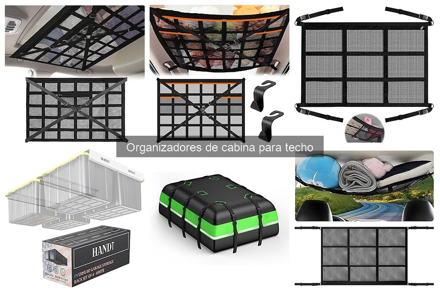 Comparativa de organizadores de cabina para techo