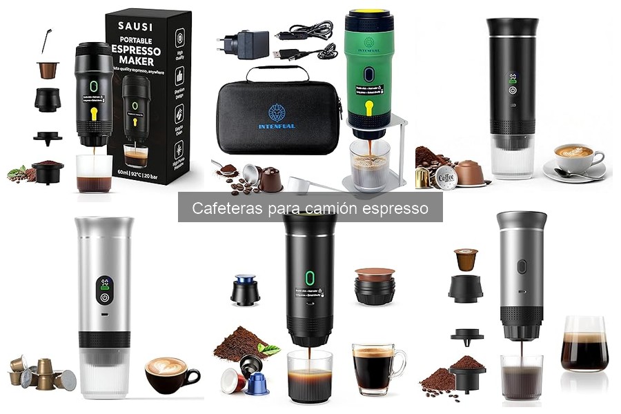 Comparativa de precios de cafeteras espresso para camiones