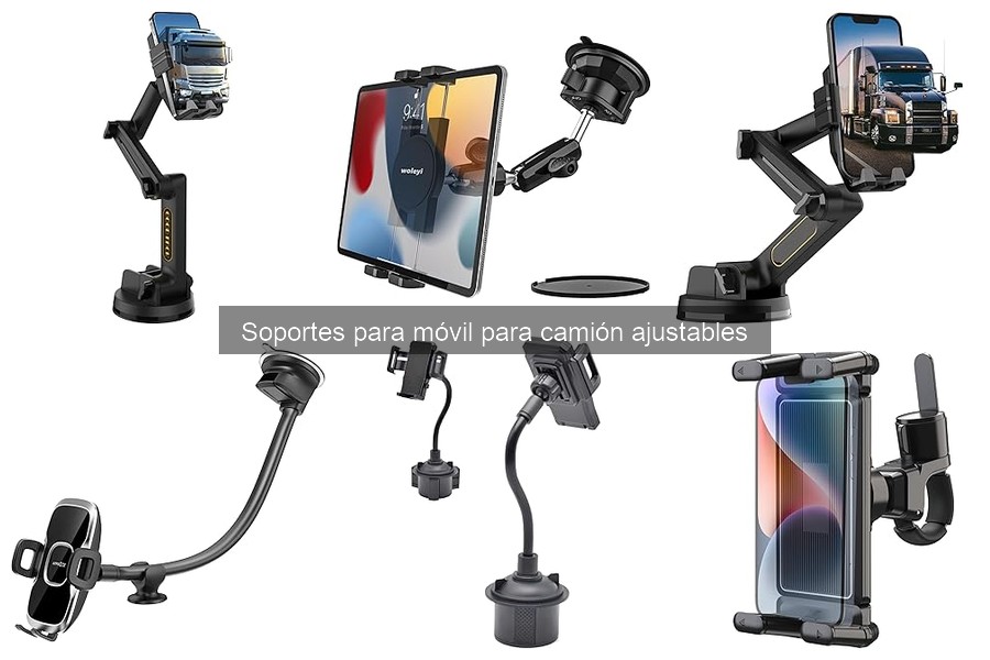 Comparativa de Soportes Ajustables para Móvil en Camiones