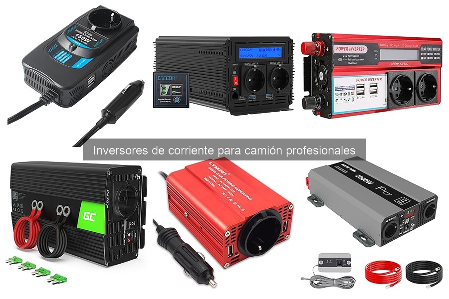 Comparativa: Inversores de onda pura vs. modificada para camiones