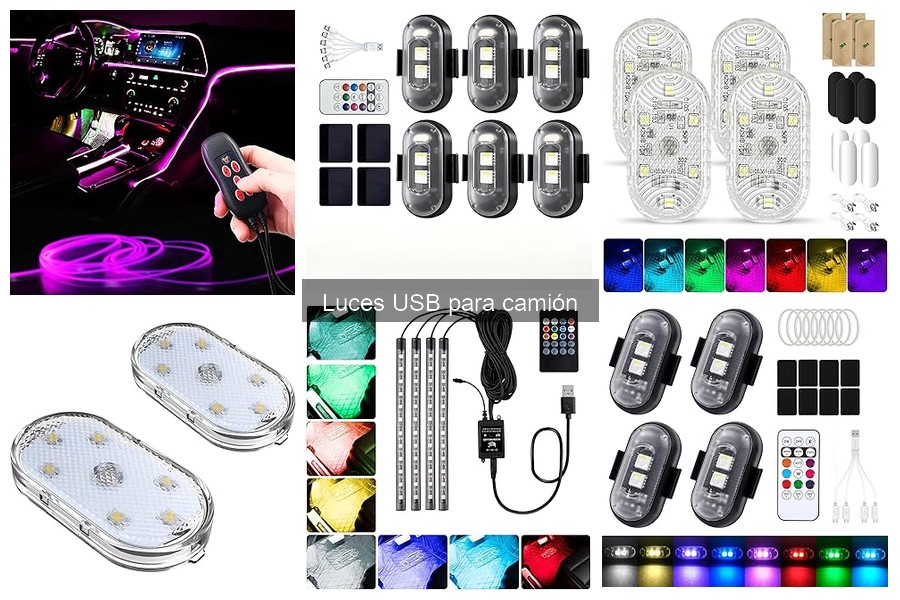 Comparativa: Luces USB vs. Otras Iluminaciones para Camiones