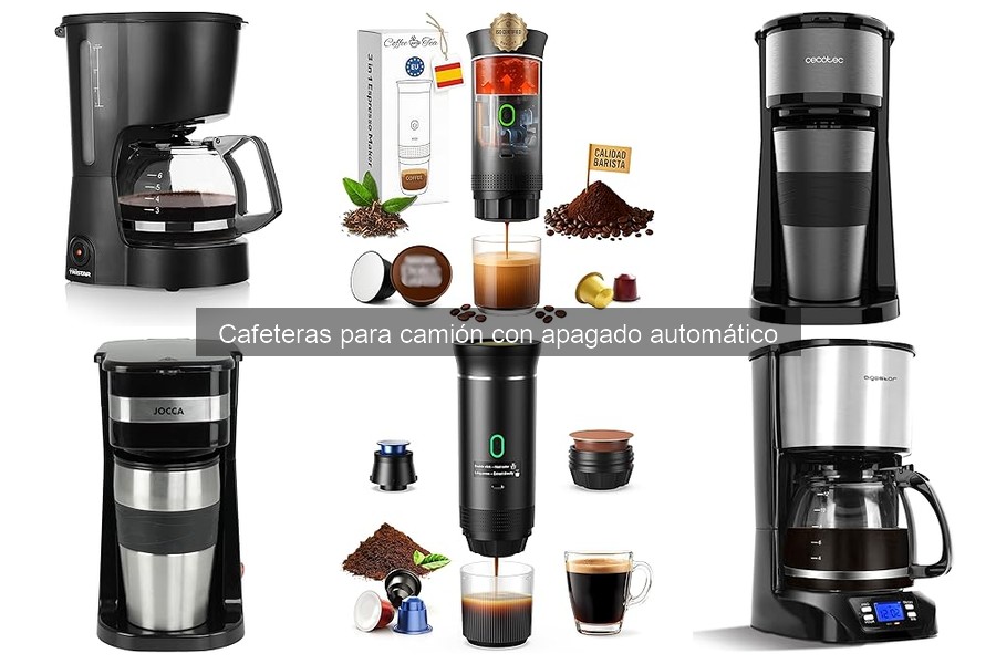 Compras de cafeteras para camión con apagado automático