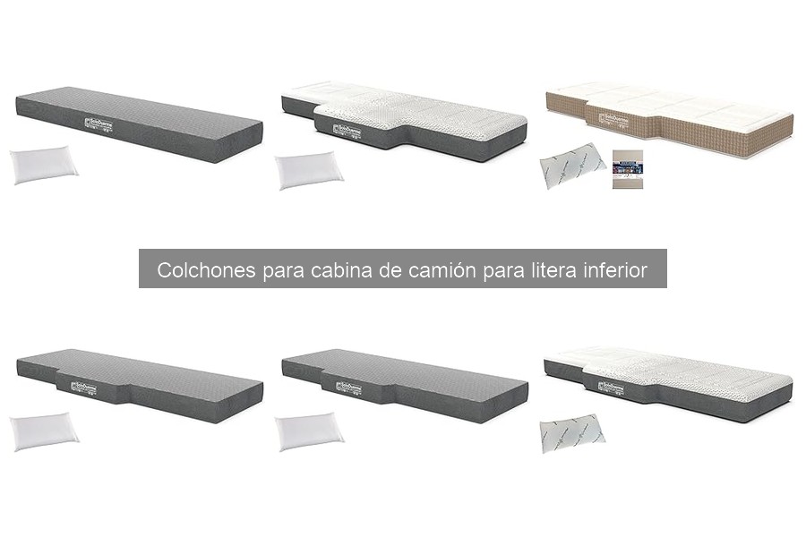 ¿Cuál es el mejor colchón para la litera inferior de camión?