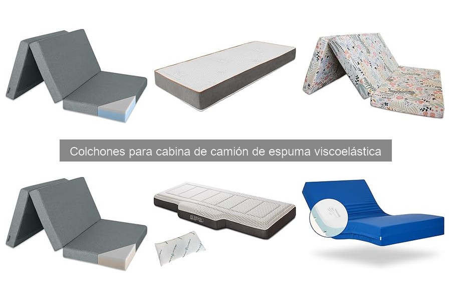 ¿Cuánto cuesta un colchón viscoelástico para cabina de camión?