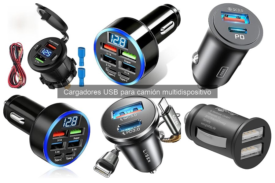Dónde comprar cargadores USB para camiones: guía completa